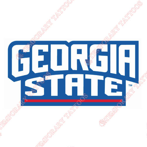 Georgia State Panthers Customize Temporary Tattoos Stickers NO.4490